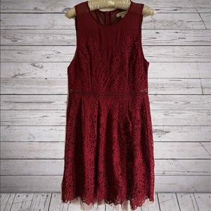 Francesas’s Textured Fit and Flare Dress